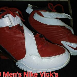 Nike Red and White Athletic Shoes